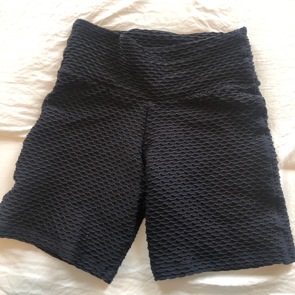 Booty By Brabants black croco bike shorts